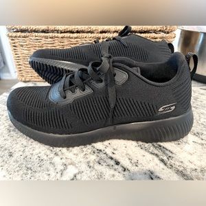NEW ⭐️ SKETCHERS Bobs Sport w Memory Foam - Solid Black - Size 9.5 ( VEGAN)